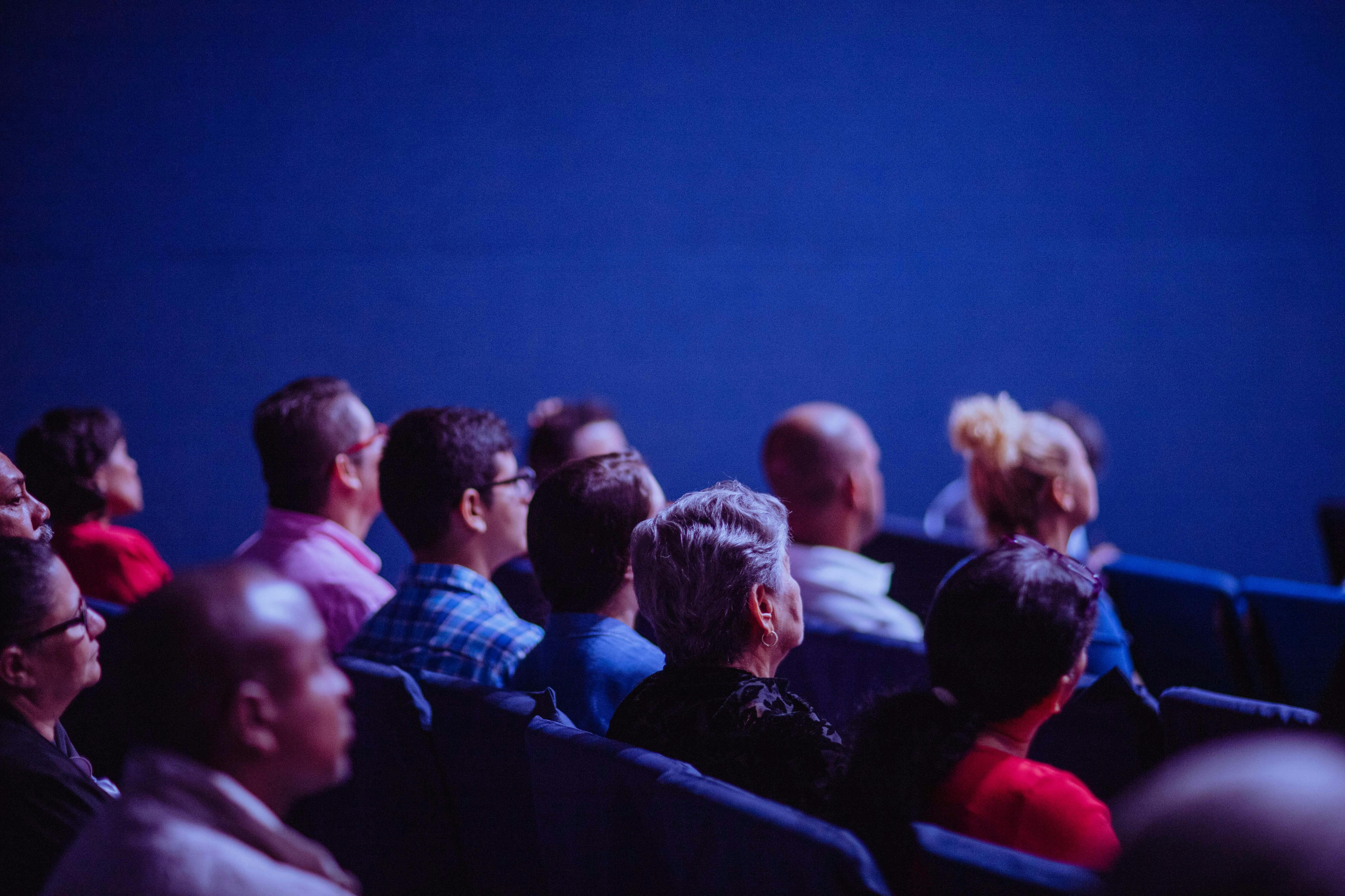 Audience attending a professional event
